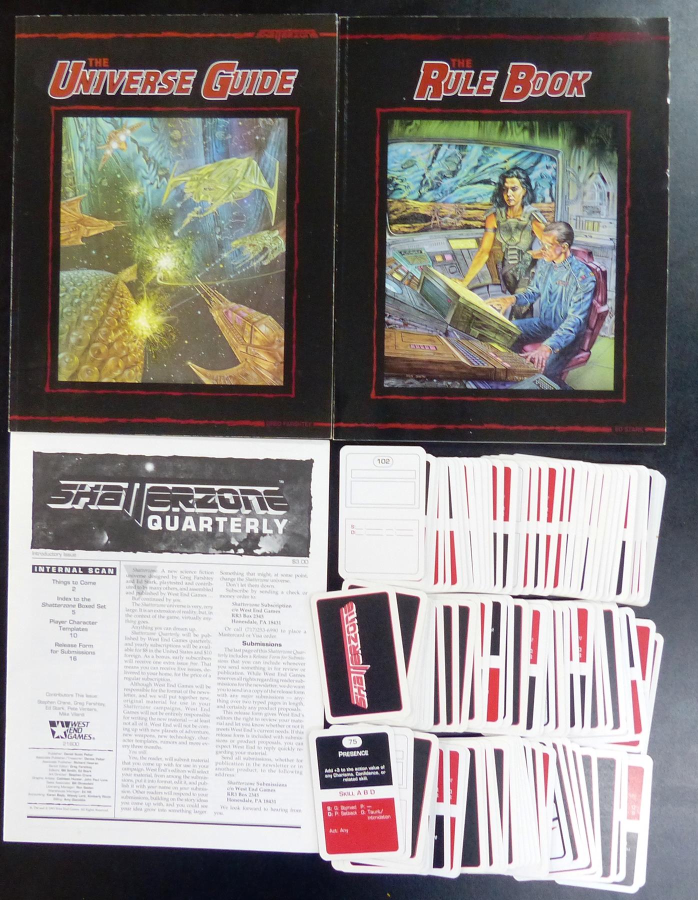 Shatterzone The Roleplaying Game by West End Games OOP #1XX