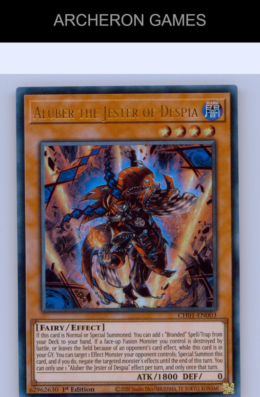 Aluber the Jester of Despia Ultra Rare YUGIOH Card 1st Edition
