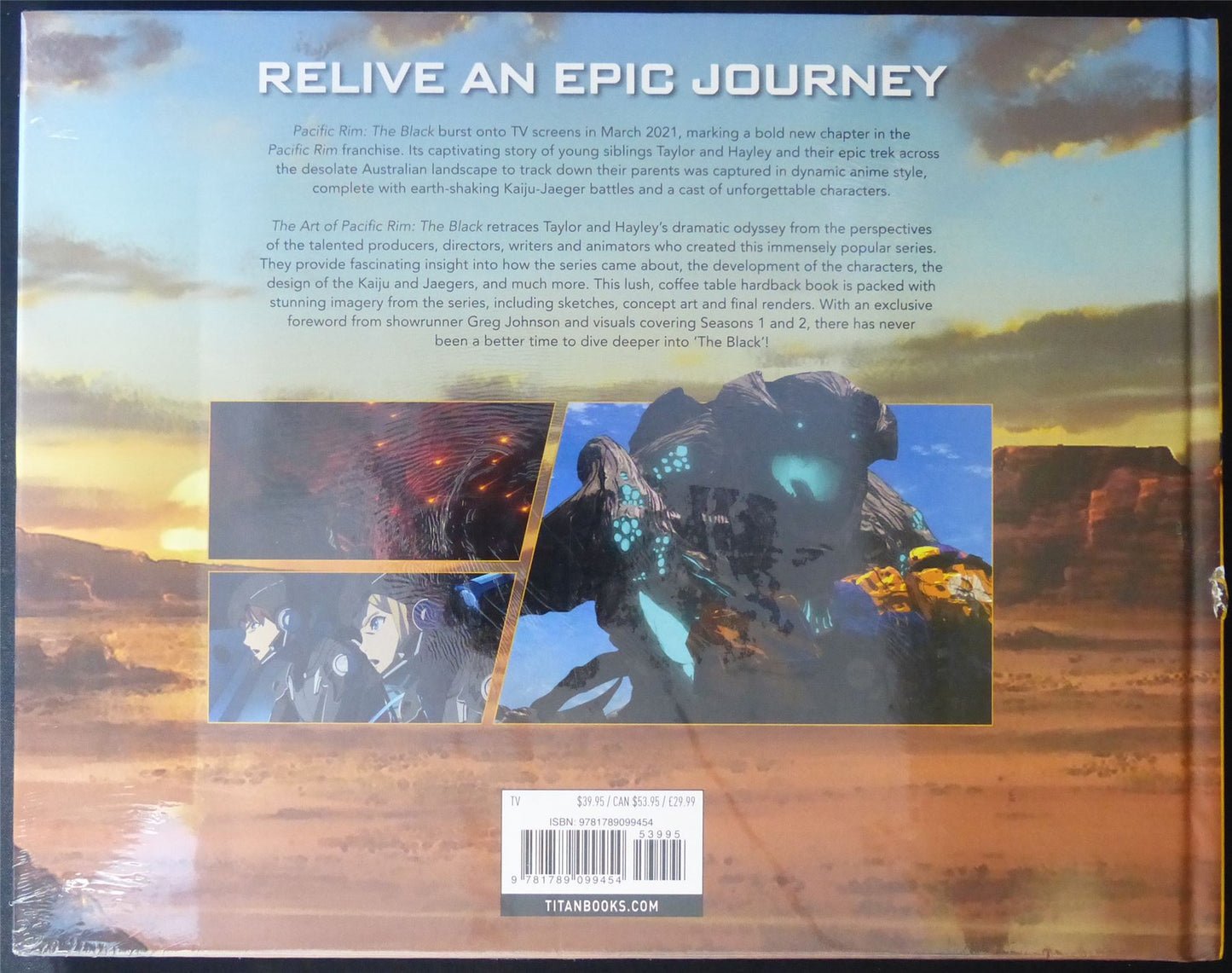 The Art of Pacific Rim The Black Gift Book - Titan Hardback #3W