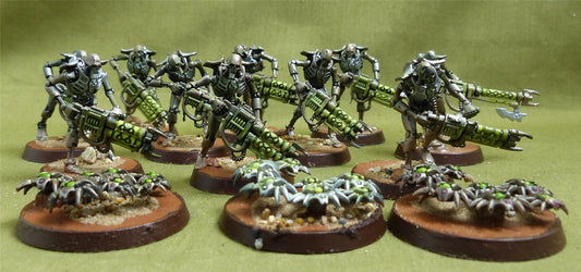 Necron Warriors painted - Necrons - Warhammer 40K #407