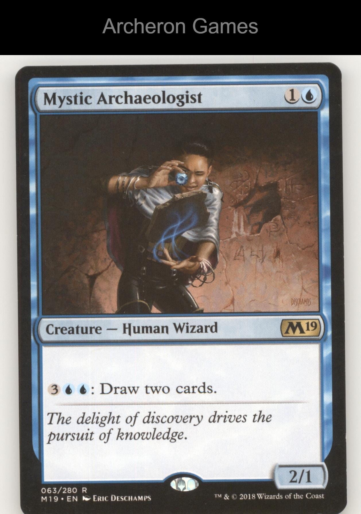 Mystic Archaeologist 63 R MTG Card Core Set 2019