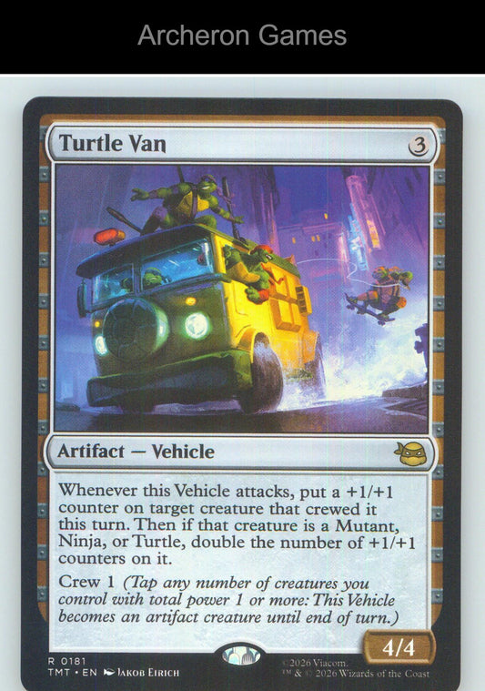 Turtle Van TMT 0181 R MTG Card NM/EX+
