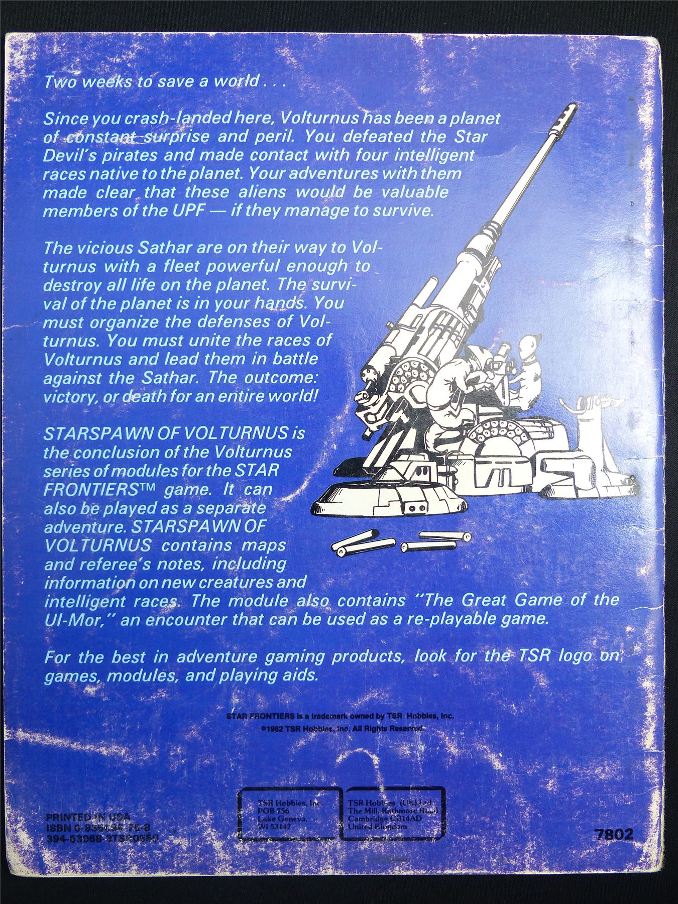 Star Frontiers Adventure Module: Starspawn of Volturnus - Roleplay Booklet #2S0