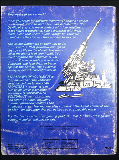 Star Frontiers Adventure Module: Starspawn of Volturnus - Roleplay Booklet #2S0