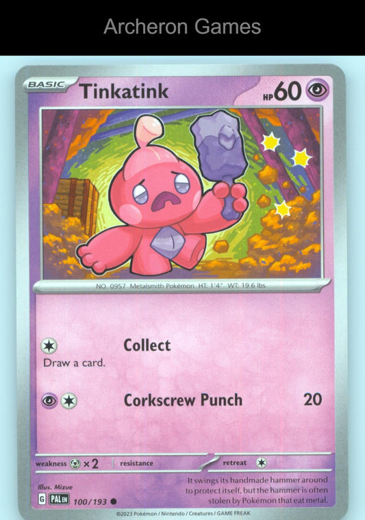 Pokemon Card Tinkatink PAL 100/193 C Paldea Evolved