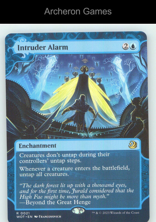 Intruder Alarm WOT 21 R MTG Card NM/EX+