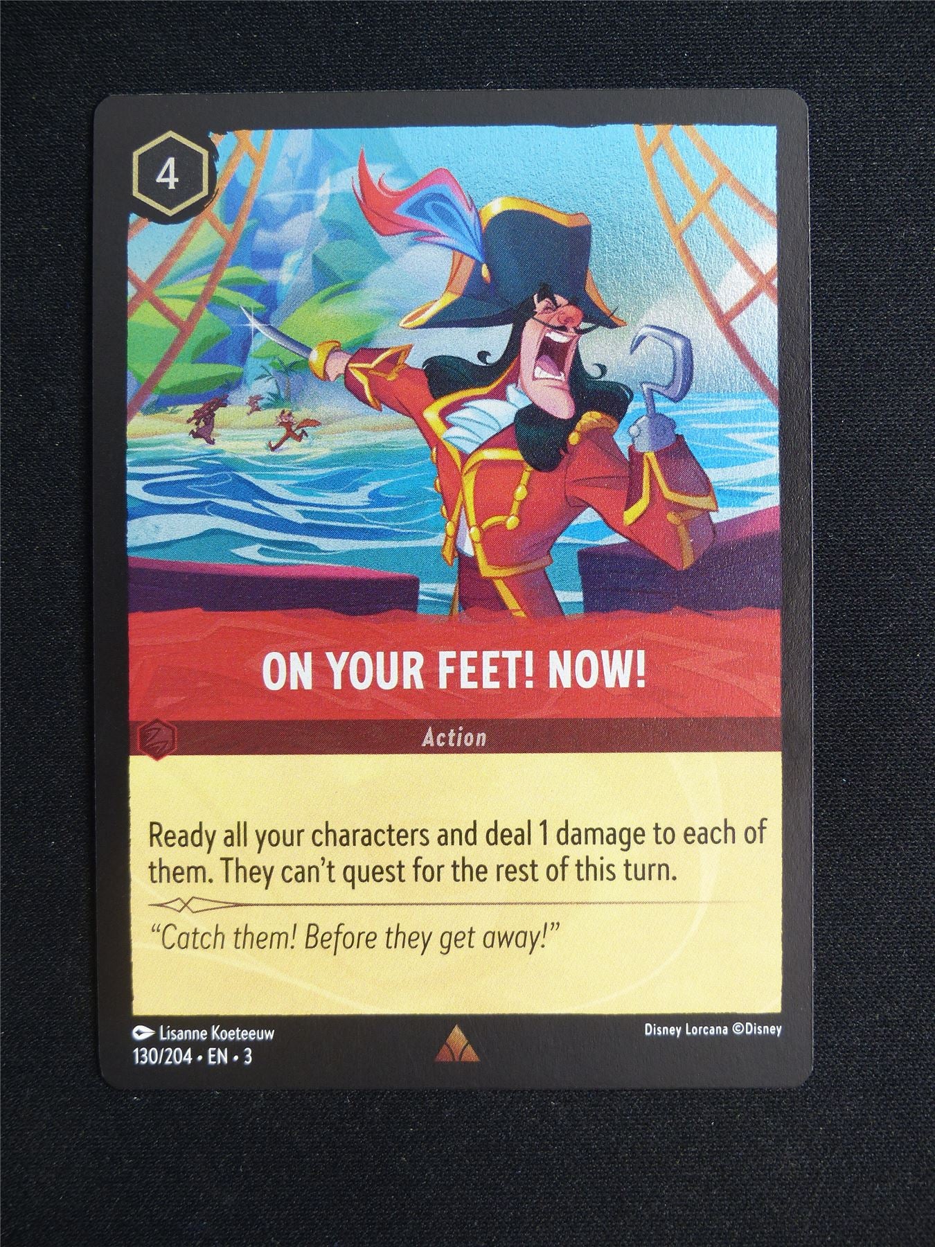 On Your Feet Now! 130/204 Foil - Lorcana Card #20J