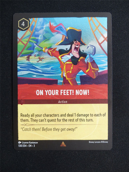 On Your Feet Now! 130/204 Foil - Lorcana Card #20J