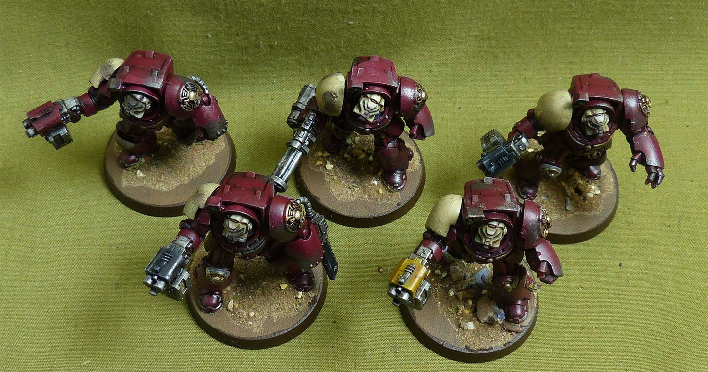 Terminator Squad painted - Space Marines - Warhammer 40K #1BC