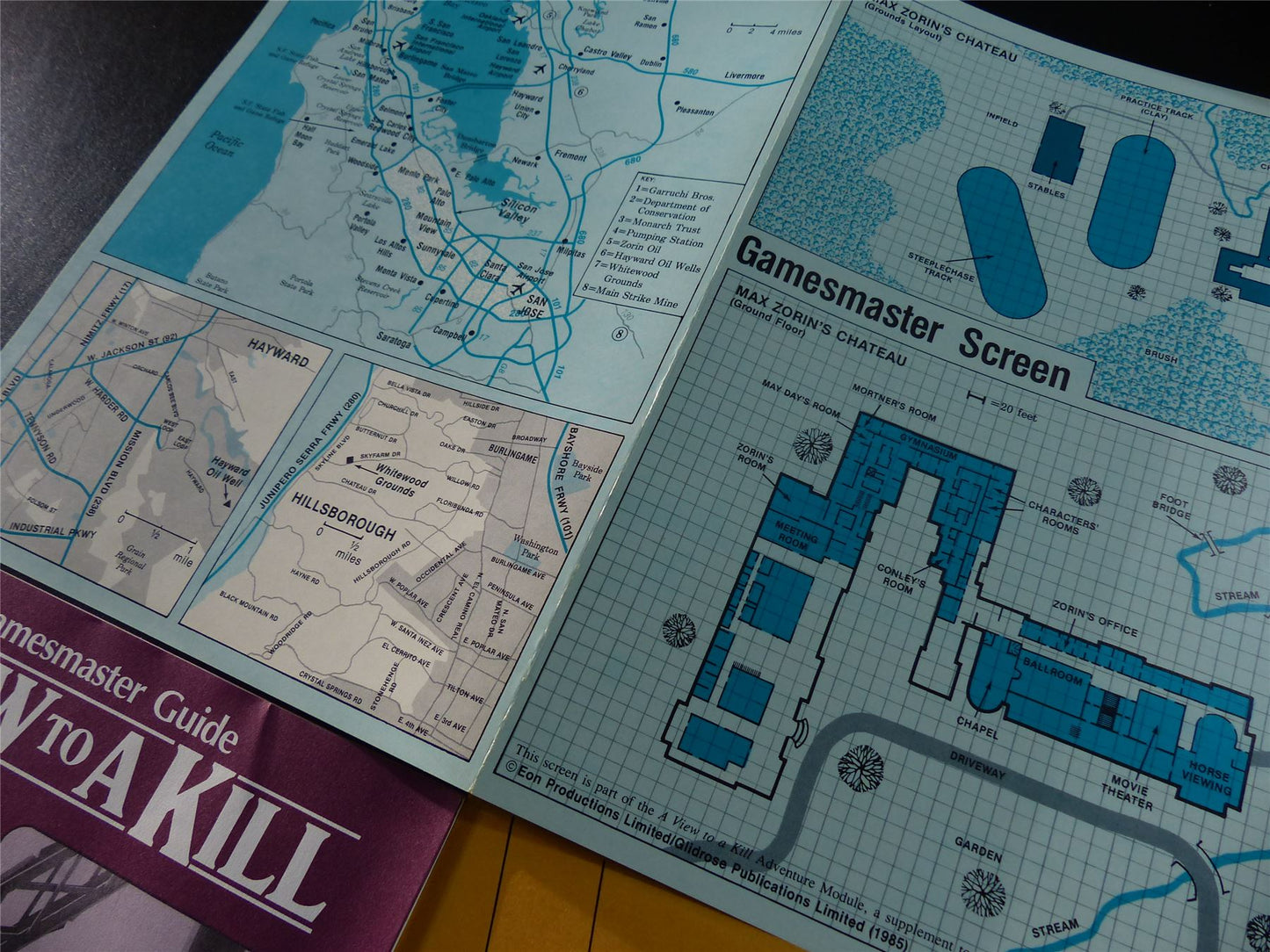 James Bond 007 Roleplaying Game: A View to Kill OOP - Victory Games #227