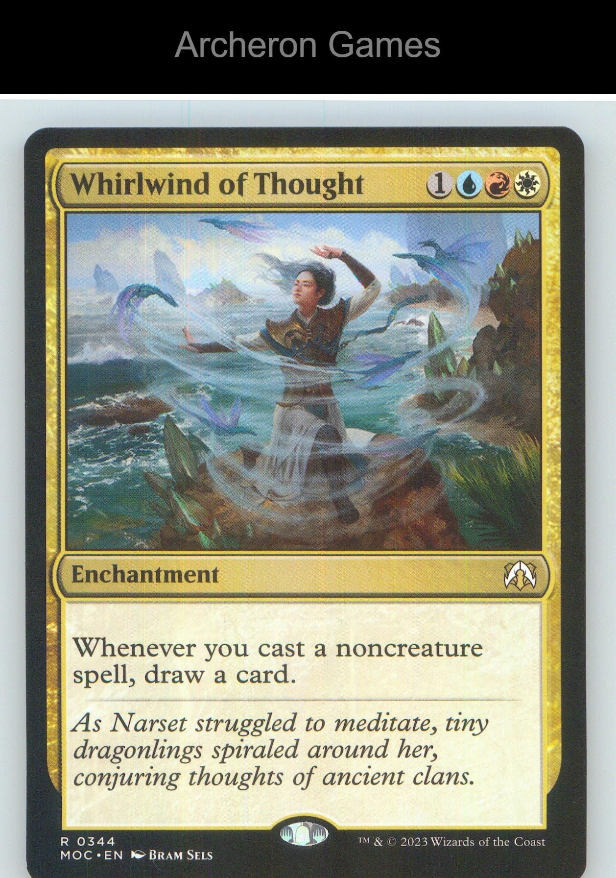 Whirlwind of Thought MOC 344 R MTG Card NM/EX+