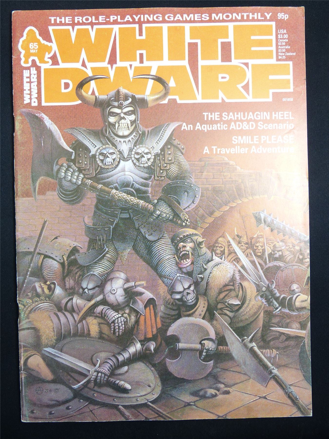 Vintage White Dwarf #65 OOP - Warhammer Magazine #L7