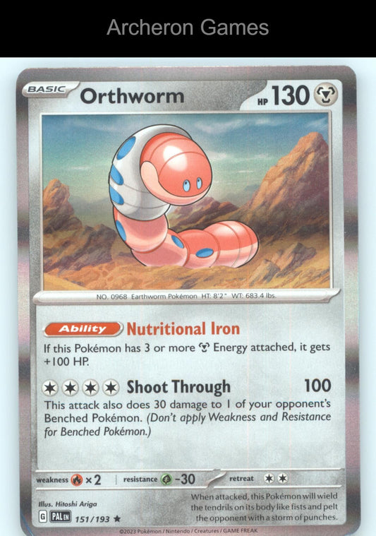 Pokemon Card Orthworm (Cosmo Holo) MCAP 151/193 P Miscellaneous Cards & Products