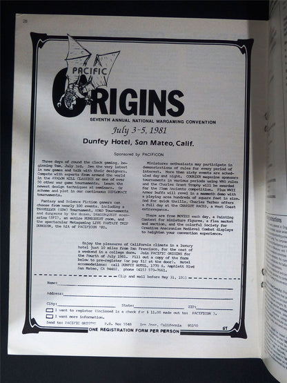 Fighting Sail: Sea Combat - Strategy & Tactics Game booklet #2VD