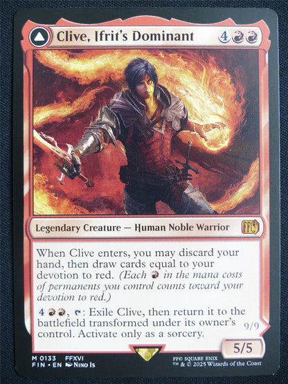 Clive Ifrit's Dominant - FIN - Mtg Card #1Z9