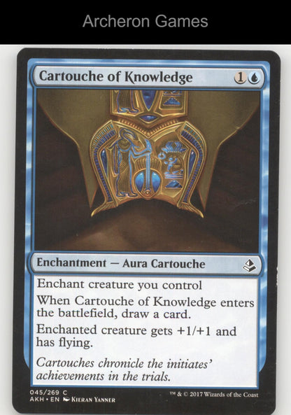 Cartouche of Knowledge 45 C MTG Card Amonkhet