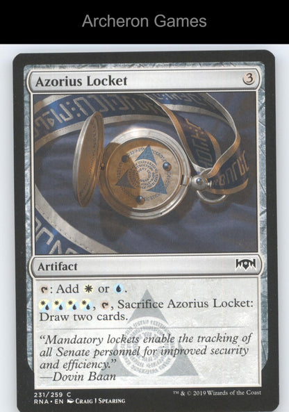 Azorius Locket 231 C MTG Card Ravnica Allegiance