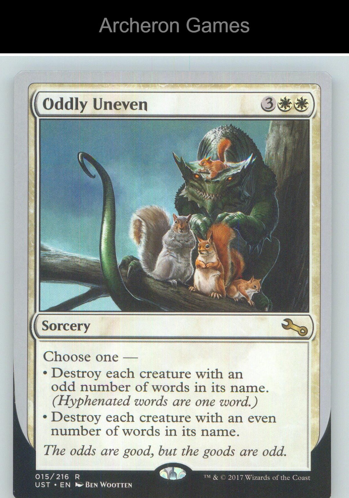 Oddly Uneven UST 15 R MTG Card NM/EX+