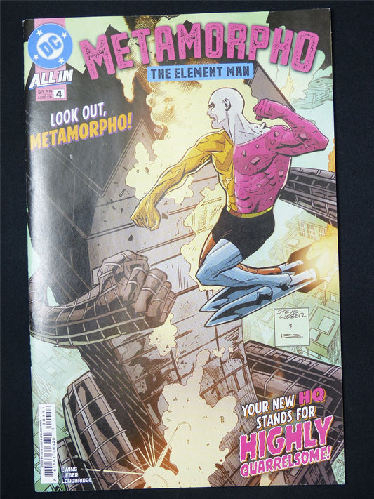 METAMORPHO The Element Man #4 - DC Comic #2RG
