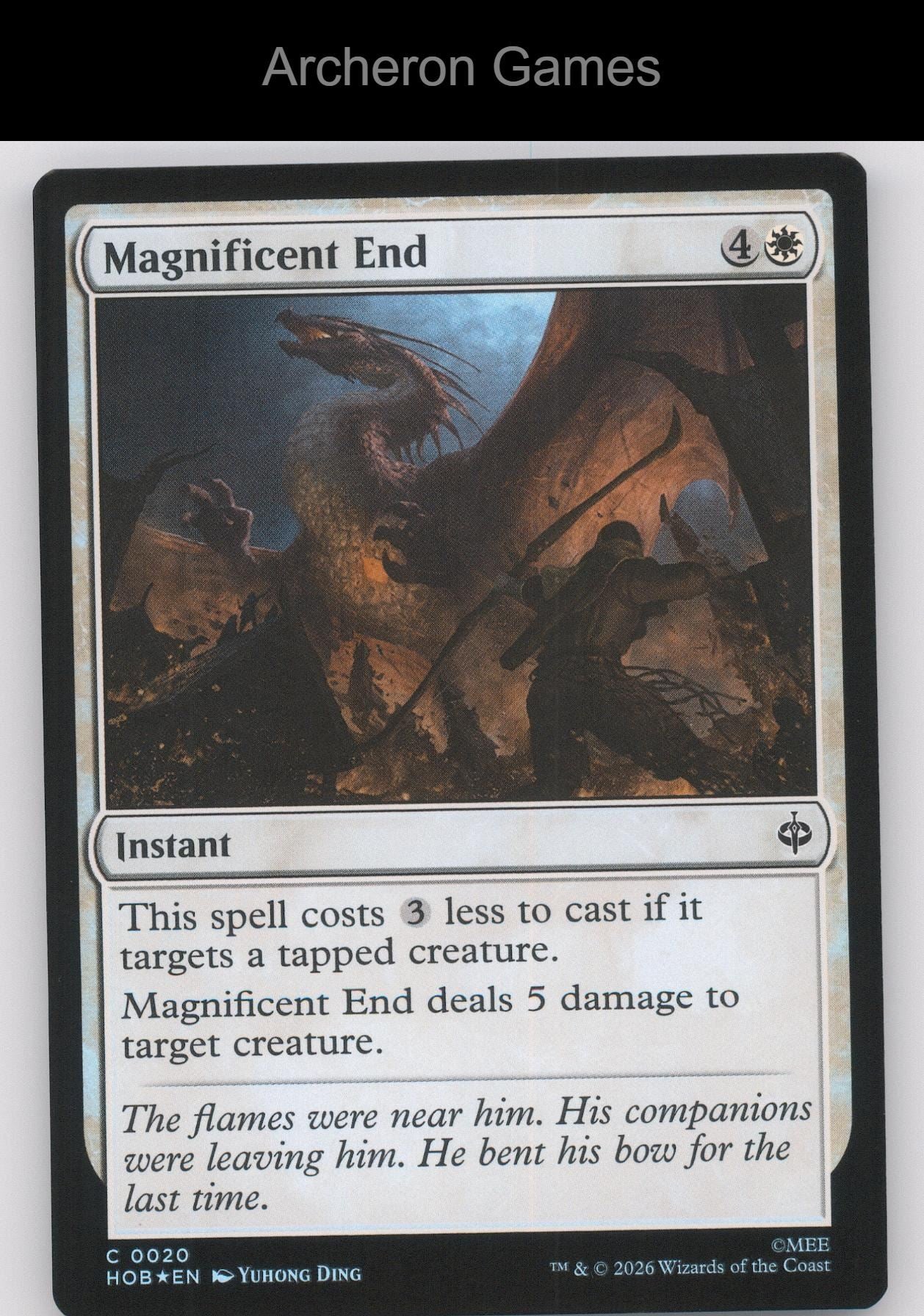 Magnificent End HOB 20 C MTG Card The Hobbit