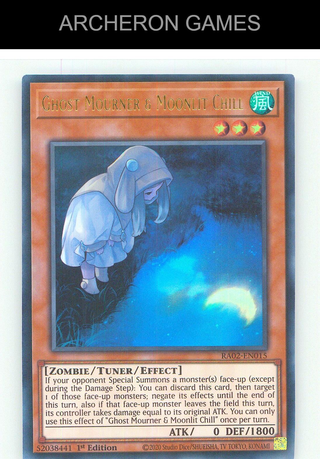 Ghost Mourner & Moonlit Chill (Alternate Art) (UR) YUGIOH Card 1st Edition