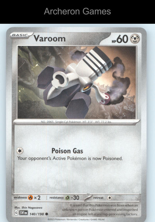 Pokemon Card Varoom SVI 140/198 C Scarlet & Violet
