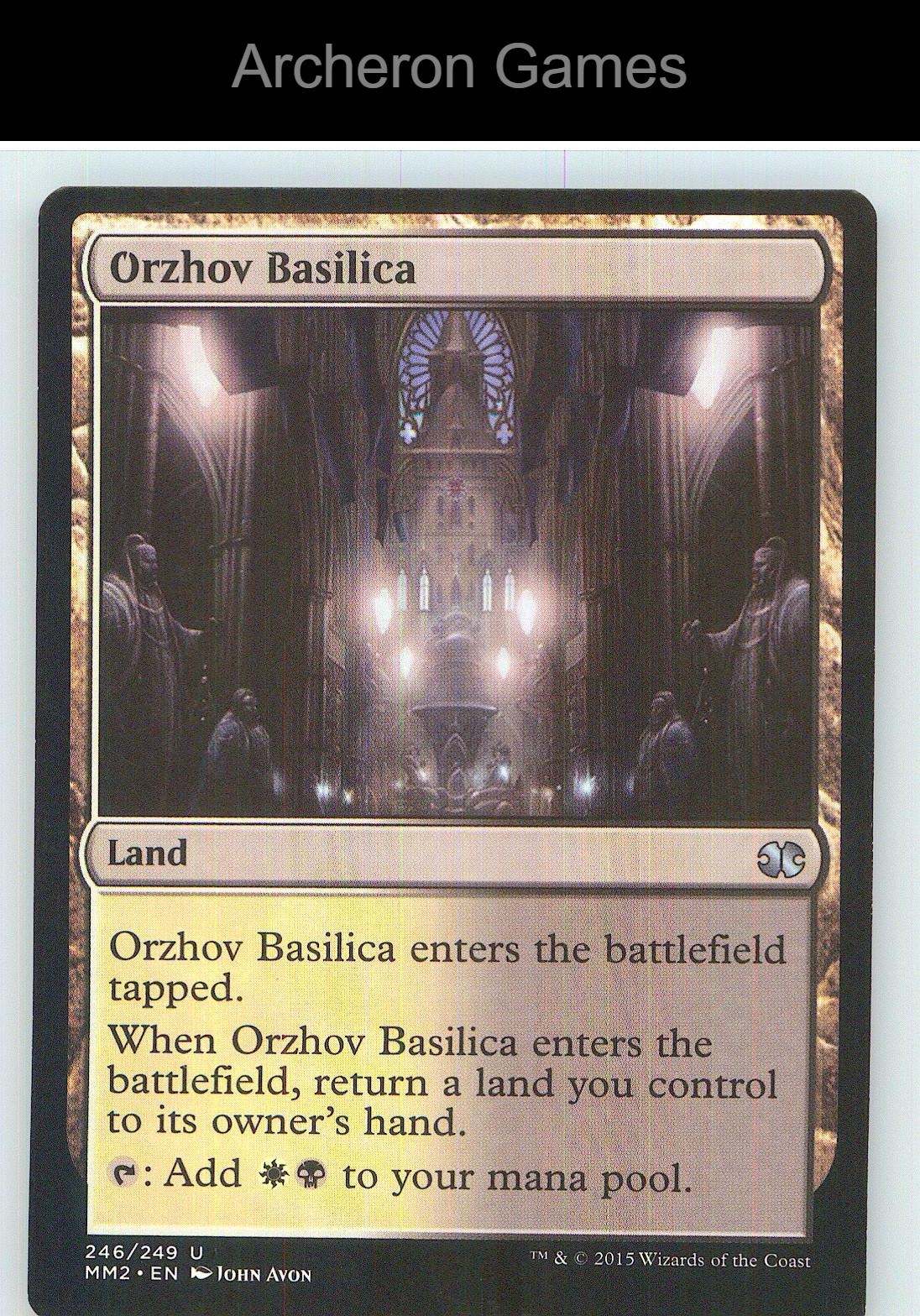 Orzhov Basilica MM2 246 UC MTG Card NM/EX+