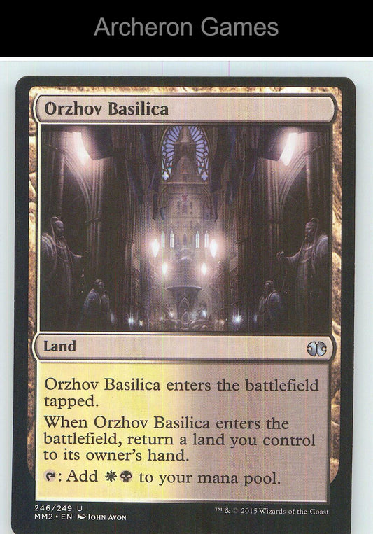 Orzhov Basilica MM2 246 UC MTG Card NM/EX+
