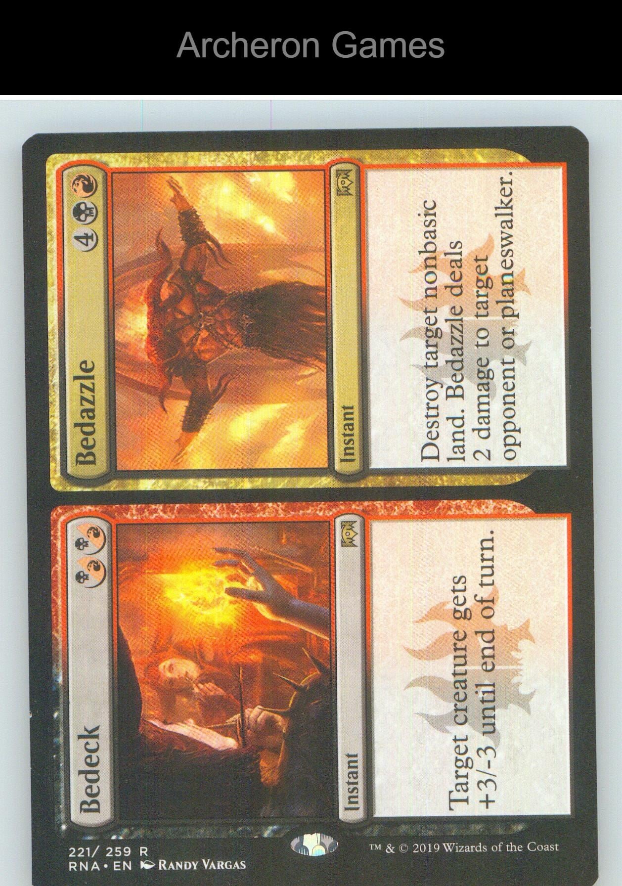 Bedeck // Bedazzle RNA 221 R MTG Card NM/EX+