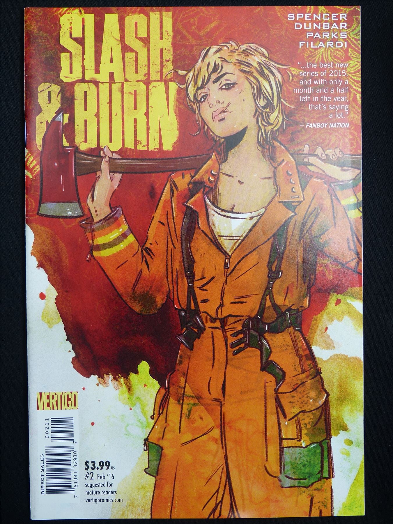 SLASH & Burn #2 - Vertigo Comic #3NN