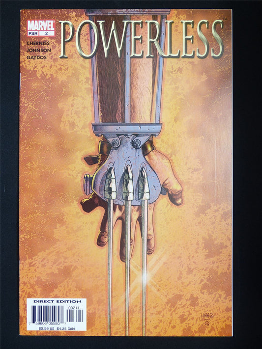POWERLESS #2 - Marvel Comic #1RW