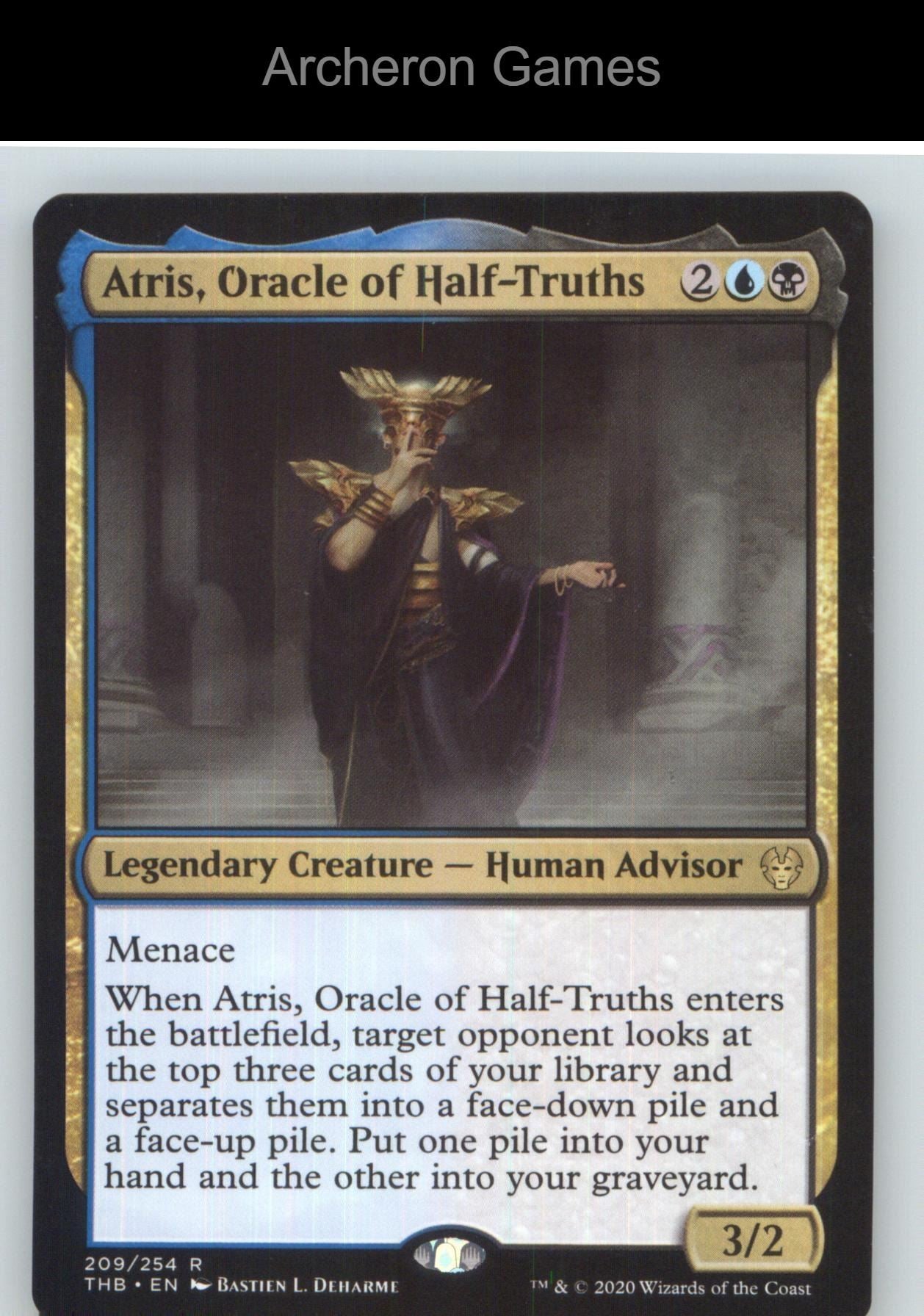Atris, Oracle of Half-Truths THB 209 R MTG Card NM/EX+