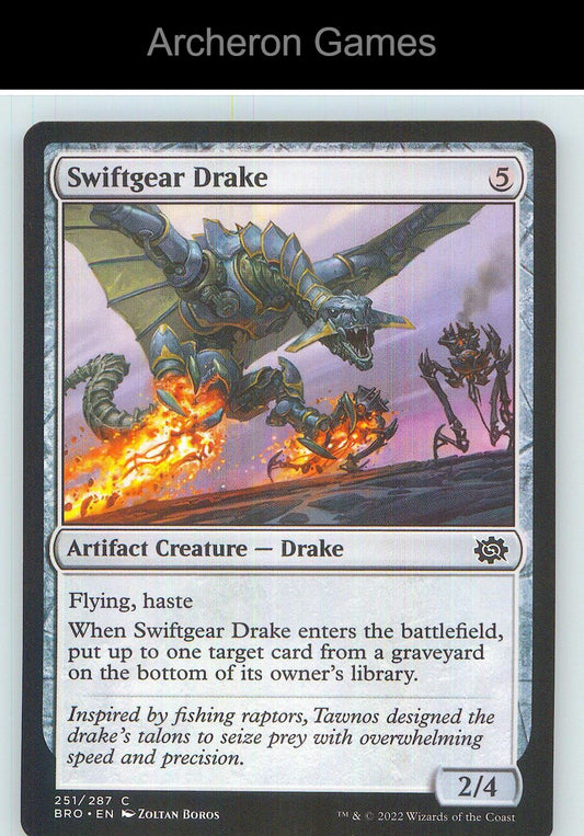 Swiftgear Drake BRO 251 C MTG Card NM/EX+