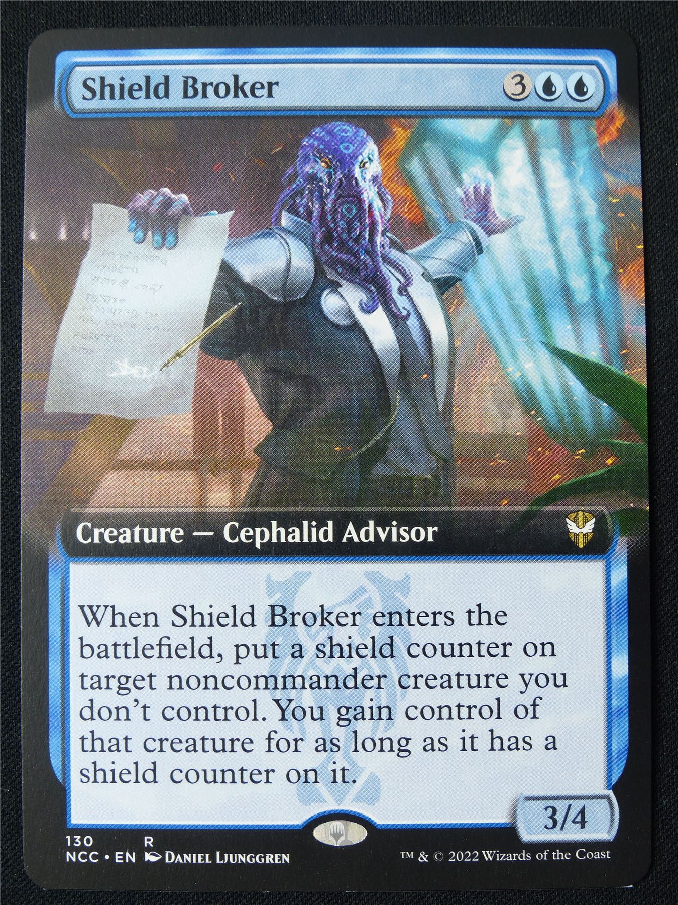 Shield Broker Extended Art - NCC - Mtg Card #299