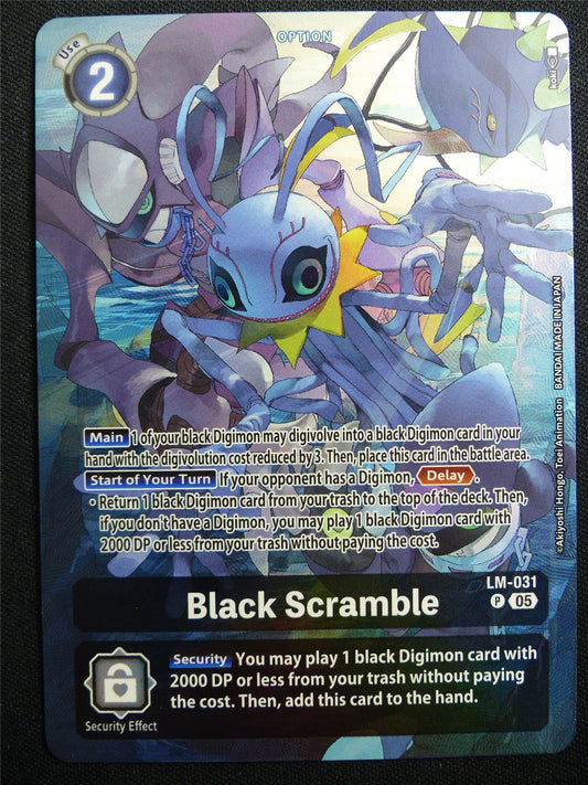 Black Scramble LM-031 Promo Foil - Digimon Card #2ZR