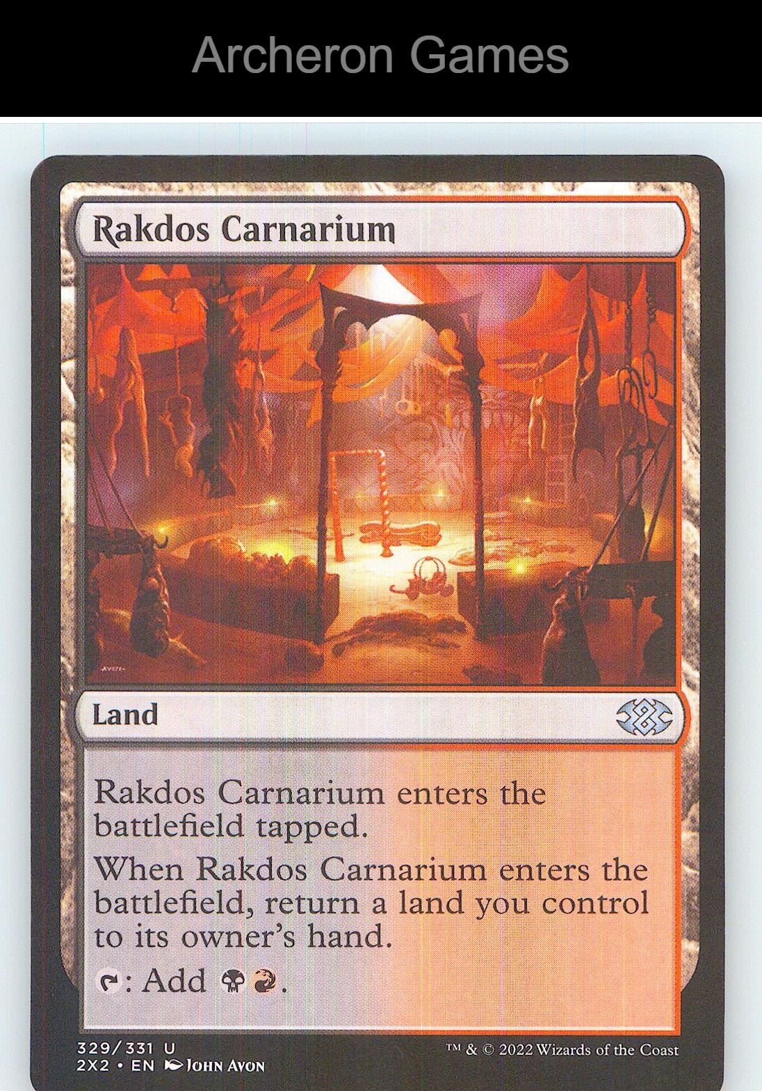 Rakdos Carnarium 2X2 329 UC MTG Card NM/EX+