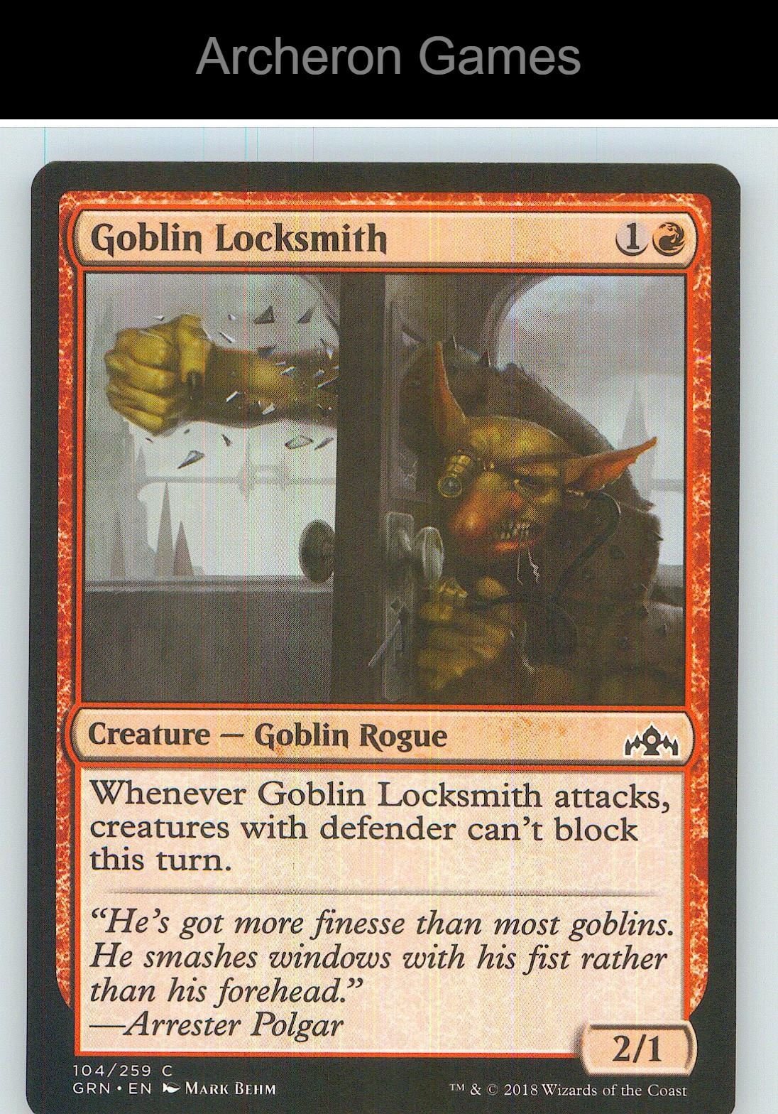 Goblin Locksmith GRN 104 C MTG Card NM/EX+