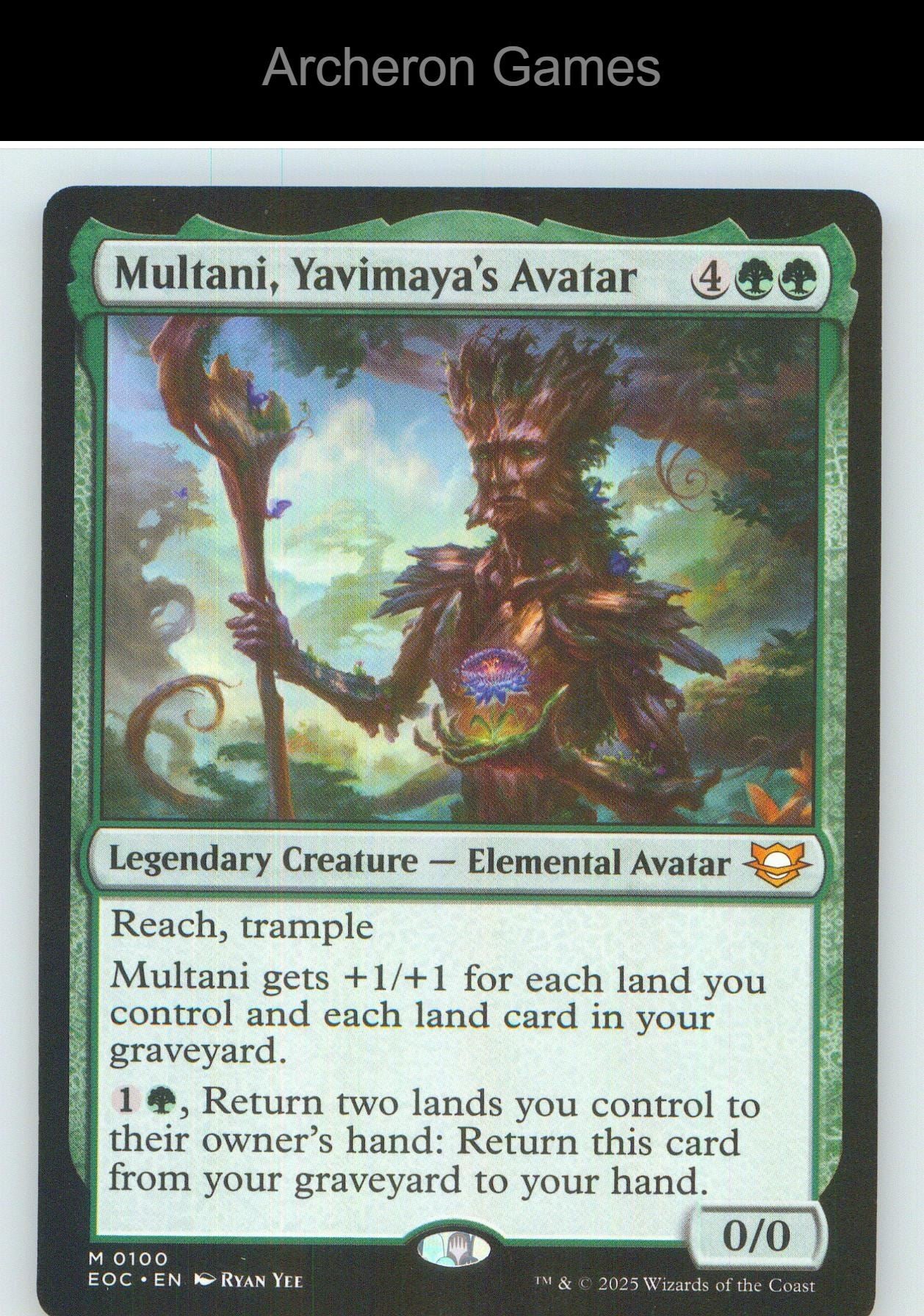 Multani, Yavimaya's Avatar 100 Mythic MTG Card NM/EX+