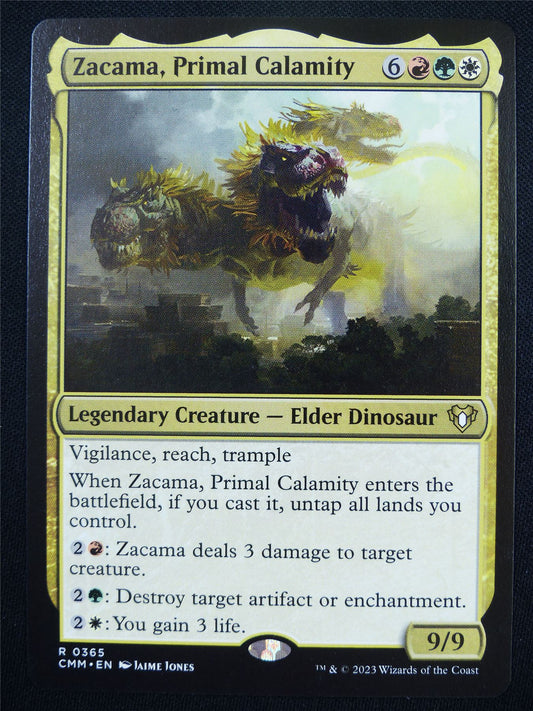 Zacama Primal Calamity - CMM - Mtg Card #2NB