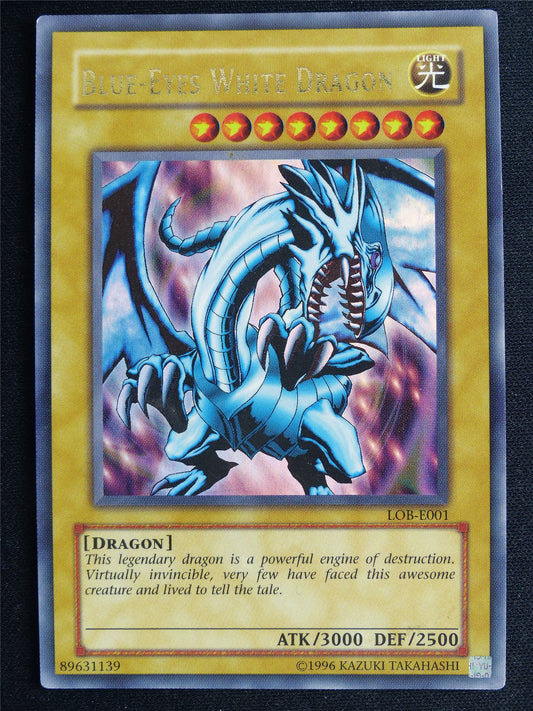 Blue-eyes White Dragon LOB Ultra Rare - Yugioh Card #4SA