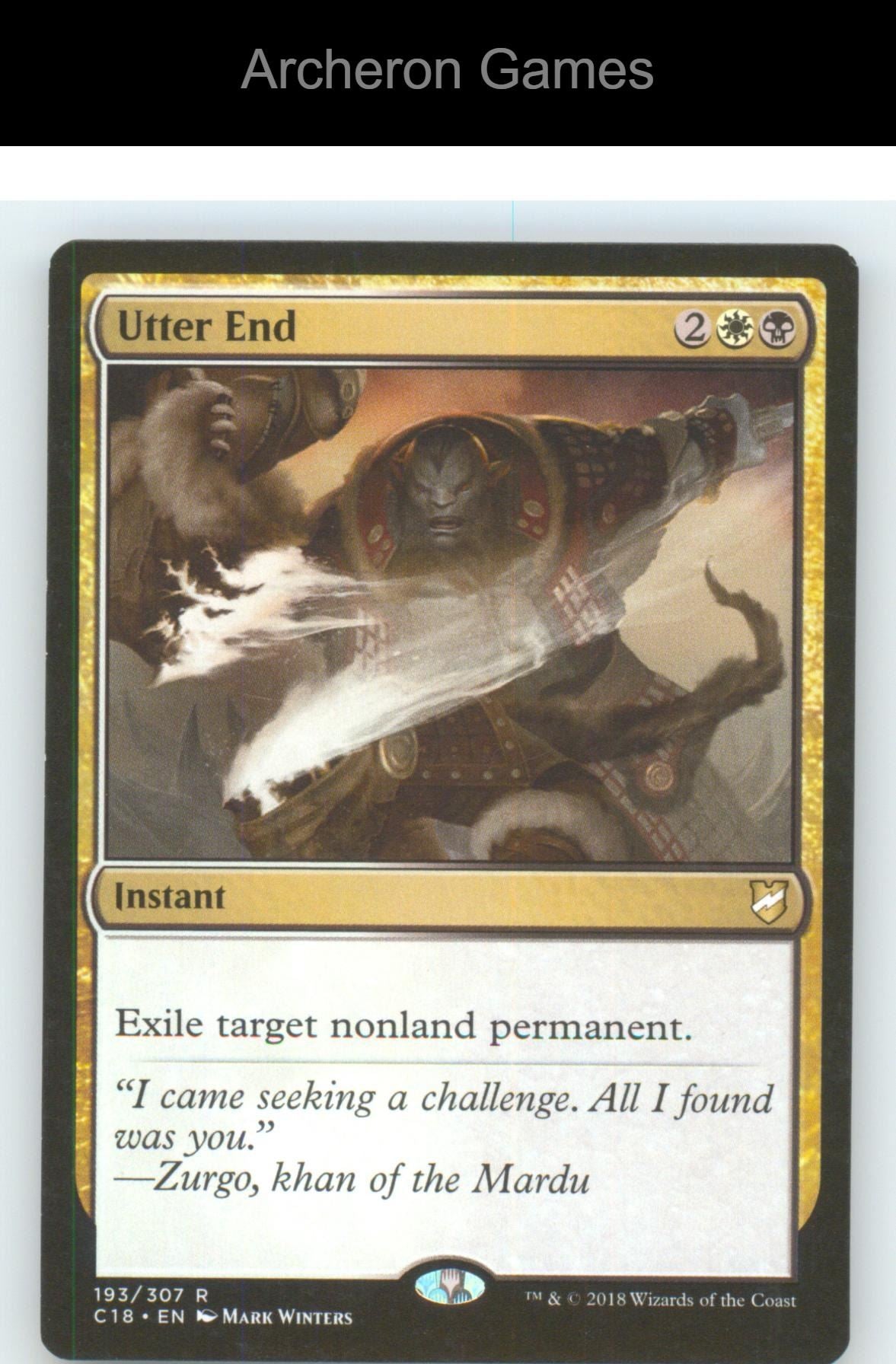 Utter End C18 193 R MTG Card NM/EX+