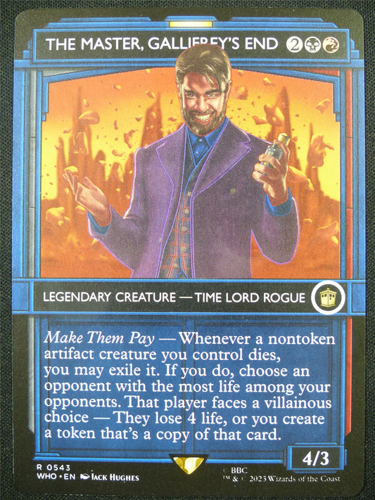 The Master Gallifrey's End Showcase - WHO - Mtg Card #6G