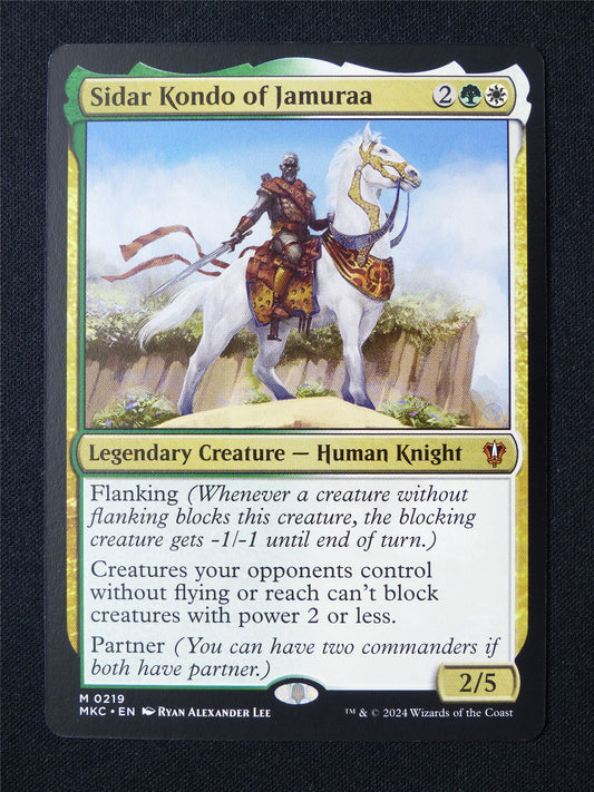 Sidar Kondo of Jamuraa - MKC - Mtg Card #3GZ