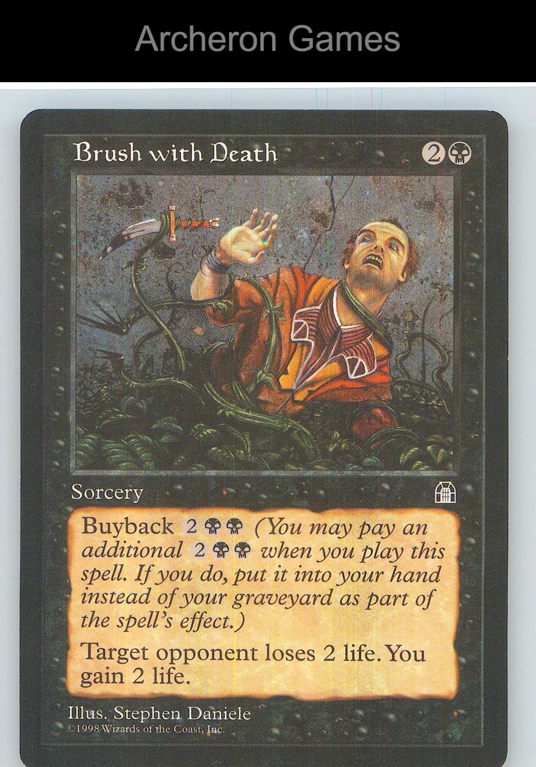 Brush with Death STH C MTG Card NM/EX+