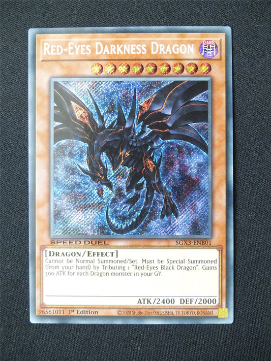 Red-Eyes Darkness Dragon SGX3 Ultra Rare - 1st ed Yugioh Card #3R6