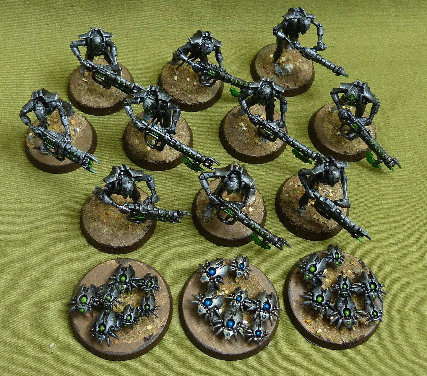 Necron Warriors painted - Necrons - Warhammer 40K #1B5