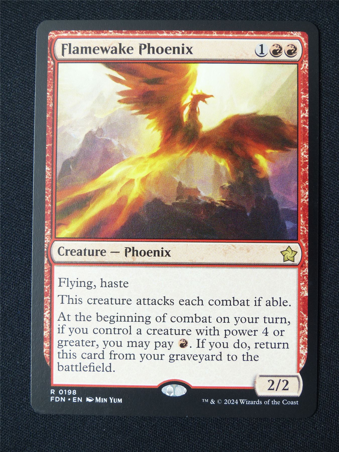 Flamewake Phoenix - FDN - Mtg Card #9D5