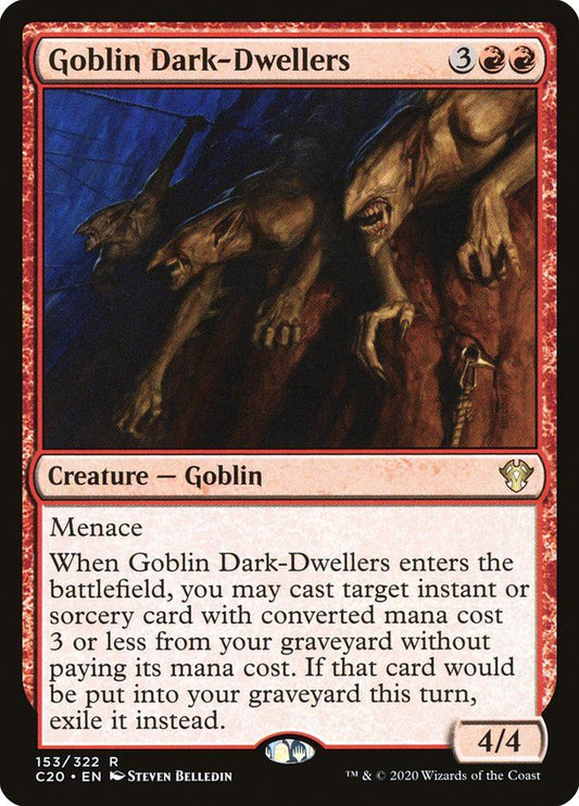 Mtg: C20 : Goblin DarkDwellers -  - NM