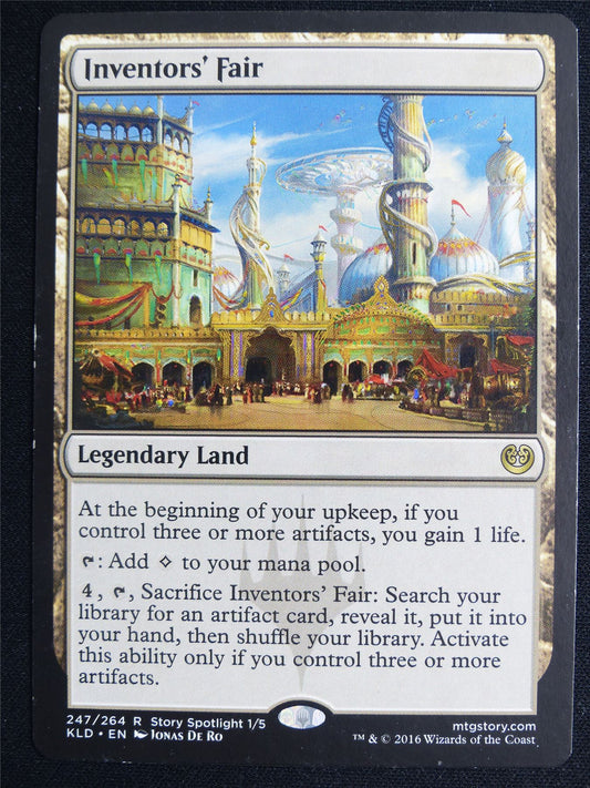 Inventors' Fair played - KLD - Mtg Card #4NQ