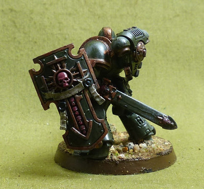 Lieutenant with Storm Shield painted - Space Marines - Warhammer 40K #2NW